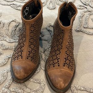 Independent handmade laser cut booties.